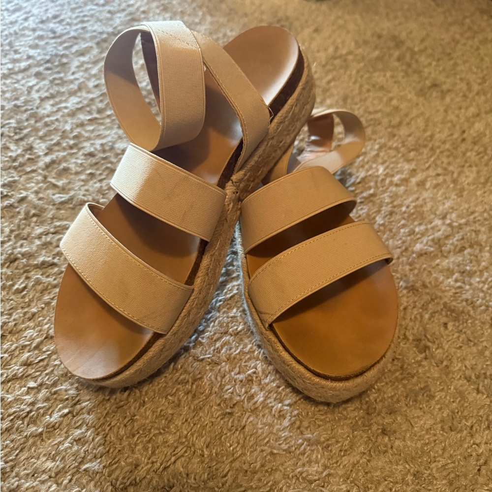 Women's Cream Sandals